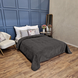 Bedspread 220 x 240 Herringbone Velvet Caden 03