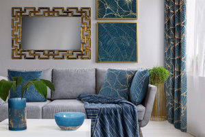 Decorative Curtain Tonia 400 x 300 Tape White