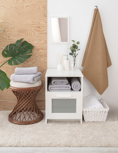 Set of towels 6pcs Tamara Beige 70x140