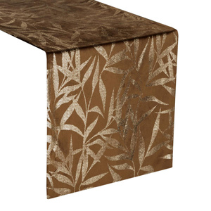 35 x 140 Decorative Velvet Blink15 Brown Runner