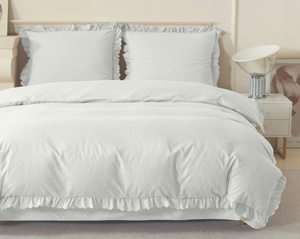 Bedding set 160 x 200 4 pcs with Ruffle Luxury Jowita 07