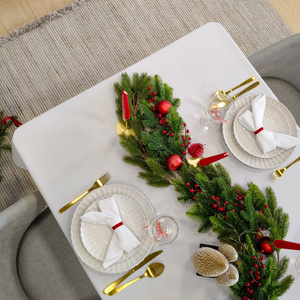 Tablecloth 140x300 Stain-Resistant Surbo White