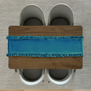 Table Runner 40 x 180 Decorative with Ruffles Ligia 08