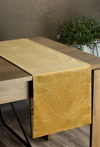 Runner 35 x 180 Decorative Velvet Blink18 Gold