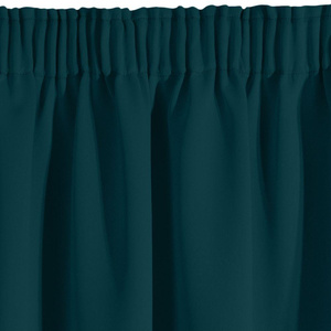 Blackout Logan Tape Curtain 140 x 270 Petrol