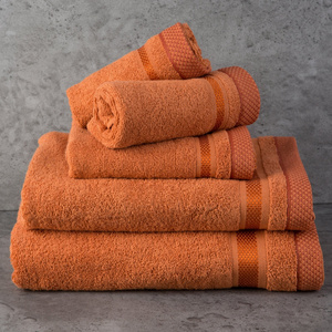 Towel 50x90 Bath Frotte Abbie 06 Orange