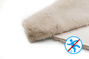 Rug 60 x 90 Soft Plush Fur Rabbit 104