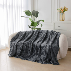 Blanket 160 x 200 Microfiber Embossed Clemente 02