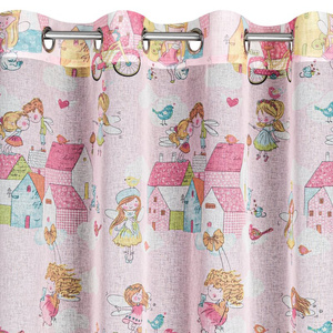 Polly Decorative Curtain 140 x 250 Pink