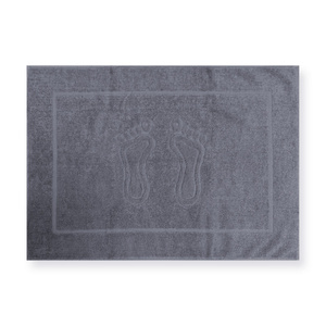 Bathroom Rug Sora 50 x 70 06 400 g/m2 Steel