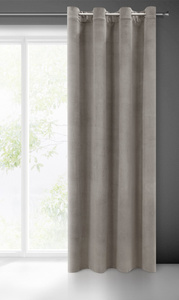 Curtain 140 x 250 Decorative Velvet Milo Ash