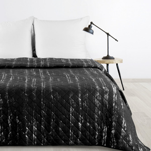 Quilt 170 x 210 Printed Blink/1 Black+Silver
