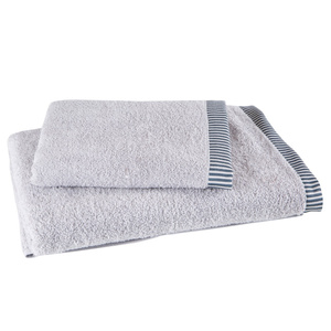 Towel Set 2 pcs Kos 50x90 70x140 Silver