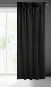 Curtain 140 x 270 Decorative Pierre Cardin Sibel Black