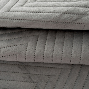 Bedspread 200 x 220 Herringbone Velvet Caden 01