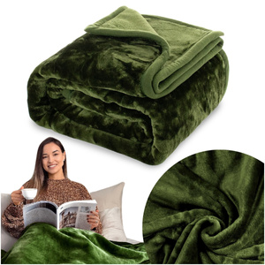 Blanket 160 x 200 Acrylic Solid Warm Yasemin 10