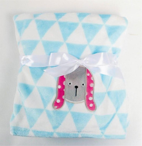 Blanket 75 x 100 Microfiber with Embroidered Ricco RI7A