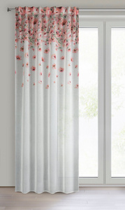 Ready Curtain Oliwia 140 x 250 Tape White + Pink