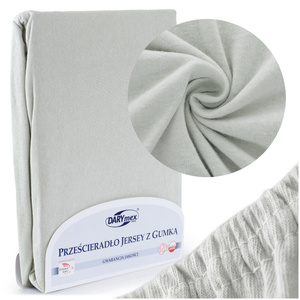 Jersey sheet with elastic 155_D Ash 120x200