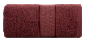 Bath Towel 50 x 90 Liana 13 Maroon