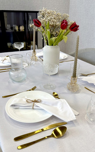 Decorative Tablecloth 130 x 180 Jacquard Camille 02