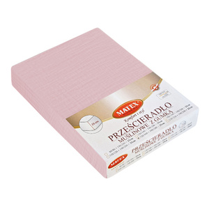 Bed sheet 160 x 200 with elastic Matex MUSLIN 12