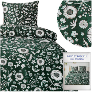 Bedding 160 x 200 3 pcs Cotton Satin no. A1800