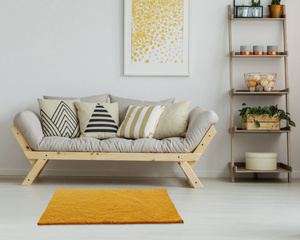 Rug 50 x 70 Soft Plush Fur Rabbit 110