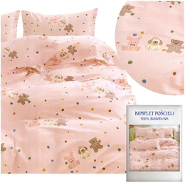 Bedding 160 x 200 3 pcs Cotton Satin No. A1853