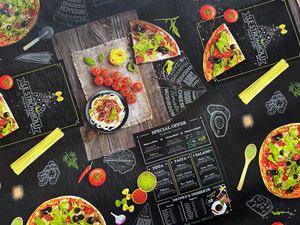 Tablecloth 140 cm Decorative by the Meter Lena 33