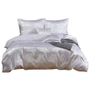 Bedding 220 x 200 5pcs Satin Embroidered AT002