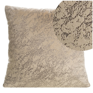 40 x 40 Decorative Velvet pillowcase Riva C.Beige