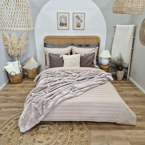 Blanket 160 x 200 Acrylic Solid Warm Yasemin 07