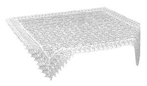 Round tablecloth fi 160 Teflon Bello 253 White