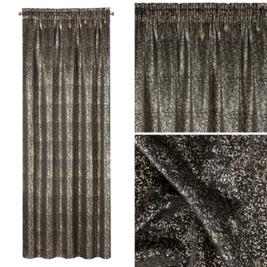 Curtain 135 x 270 Ready Decorative Ebru Cza + Gold