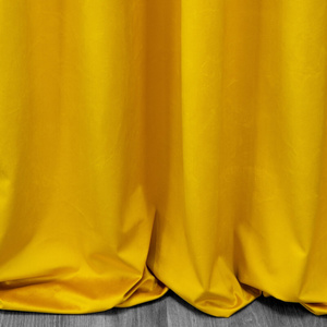 Curtain 140 x 270 Decorative Pierre Cardin Sibel Mustard