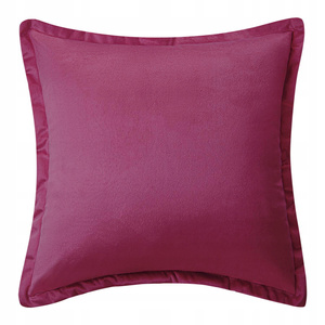 Pillowcase 40 x 40 Decorative Velvet Soft Maroon