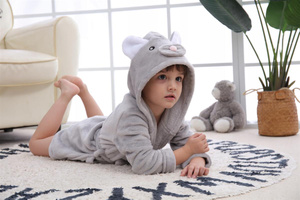 Children's Hooded Bathrobe S 110 Mouse