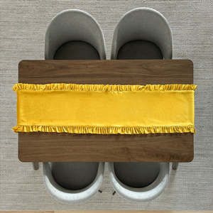 Table Runner 40 x 180 Decorative with Ruffles Ligia 03