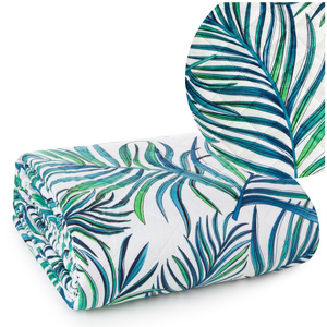Bedspread 200 x 220 Design91 Quilted Palms 02