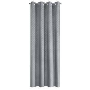 Velvet Juliet Curtain 140 x 250 Sash Grey