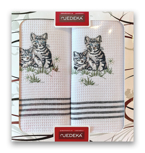 Kitchen Cloths 50x70 Embroidered Bari 2 pcs No. 18