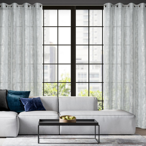 Curtain 140 x 250 Decorative Liren Silver Drawstrings