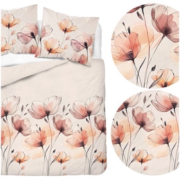 Bedding 160 x 200 3pc Asti Satin Cotton 5492A