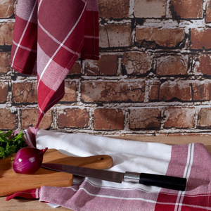 Set of Cloths 2pcs. 50 x 70 Cotton Mona Maroon