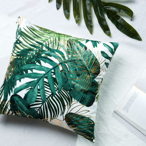 Velvet pillowcase Davos 40 x 40 White