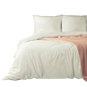Bedding 220 x 200 3pc Satin Nova3 Cream
