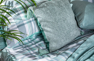 Decorative Monte 3 pillowcase 45 x 45 Mint