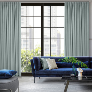 Curtain 140 x 300 Decorative Velvet Madlen Silver