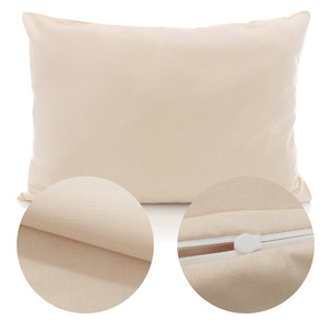 Cotton pillowcase 50 x 70 Solid Ola Beige